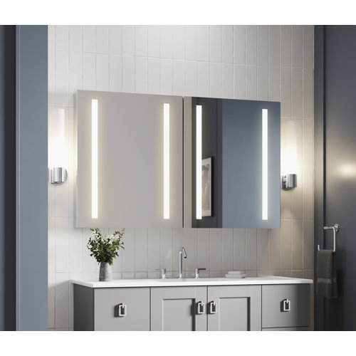 Kohler Verdera 48W X 30H Lighted Medicine Cabinet | Wayfair